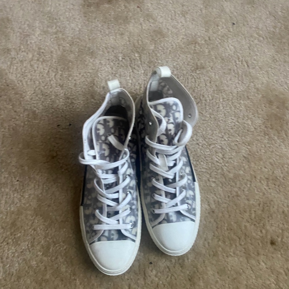 DIOR MEN B23 Sneakers Black and White - Picture 2 of 3